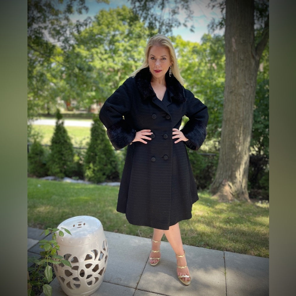 1960s dress coat L