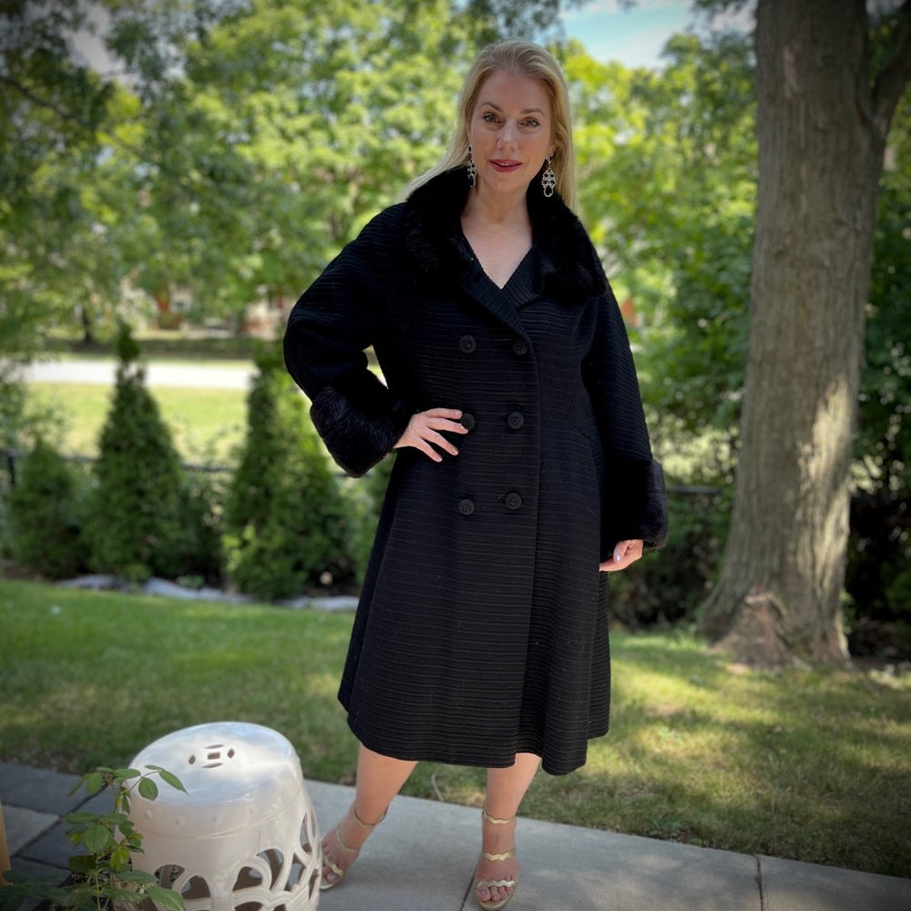 1960s dress coat L