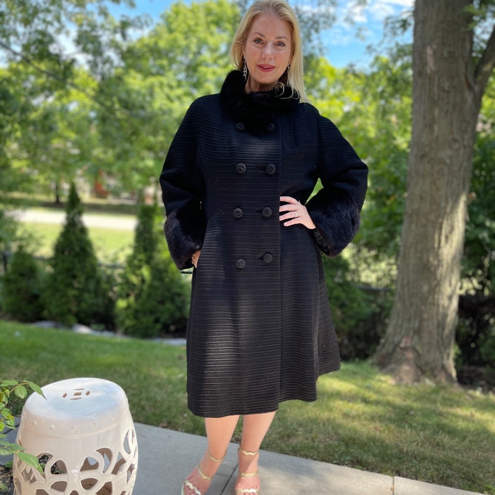 1960s dress coat L