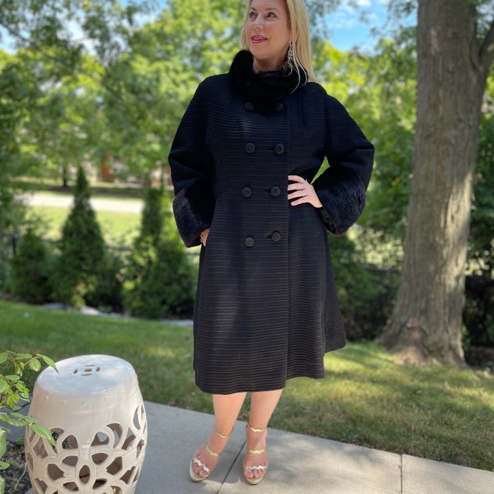 1960s dress coat L