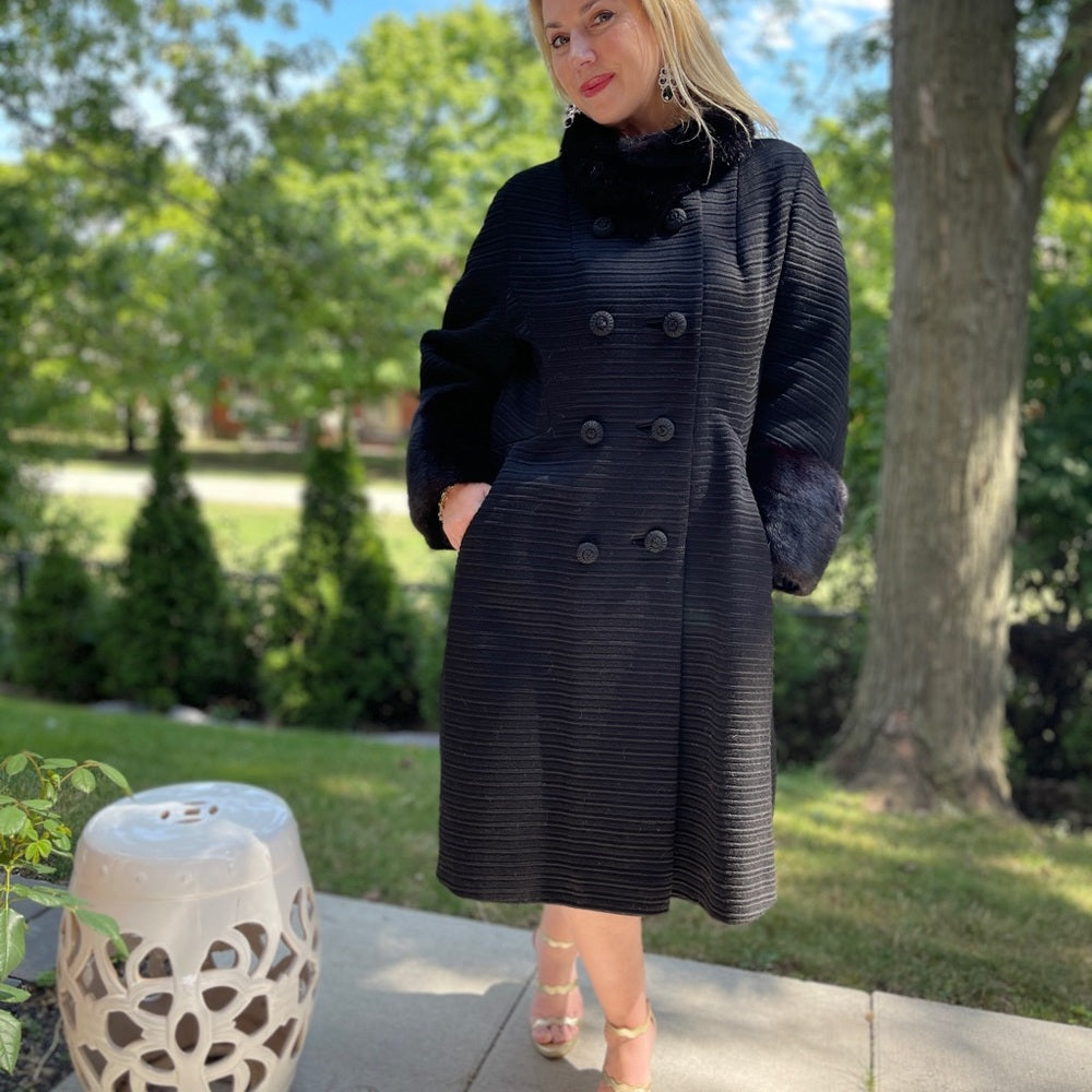 1960s dress coat L