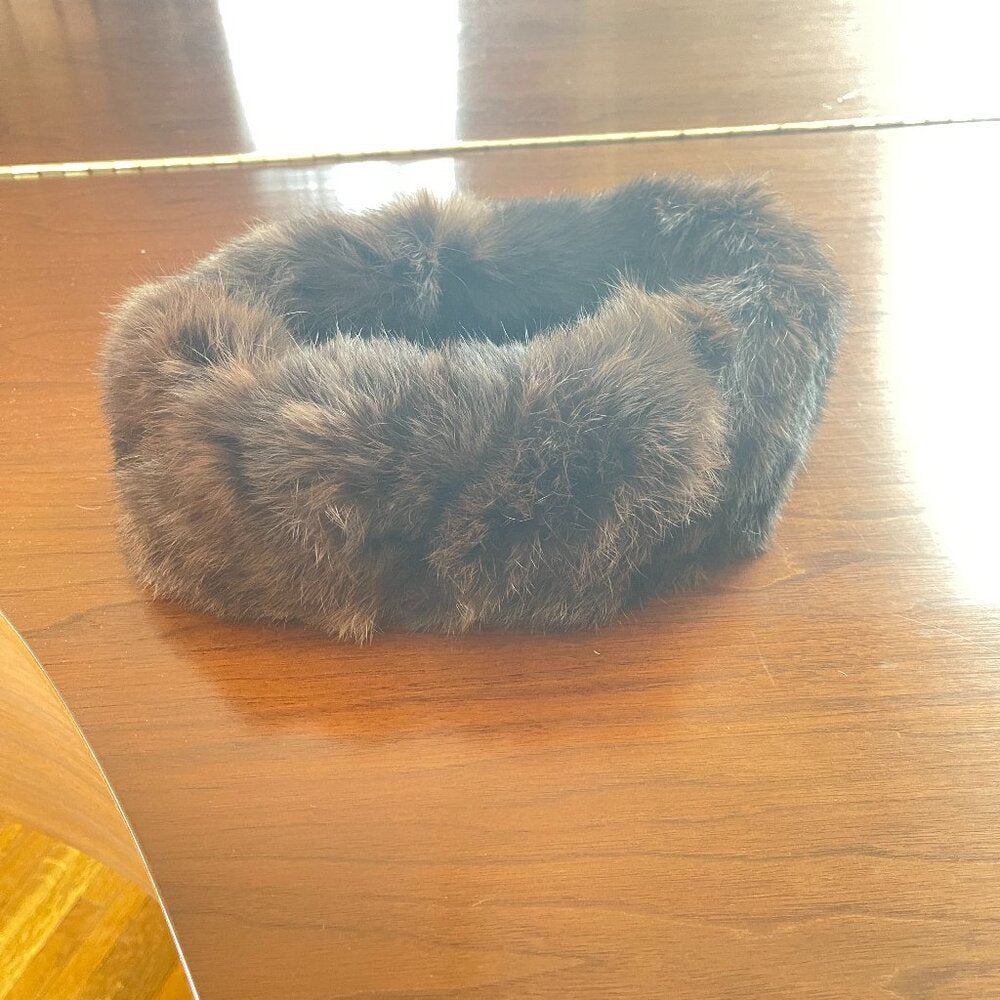 fur headband