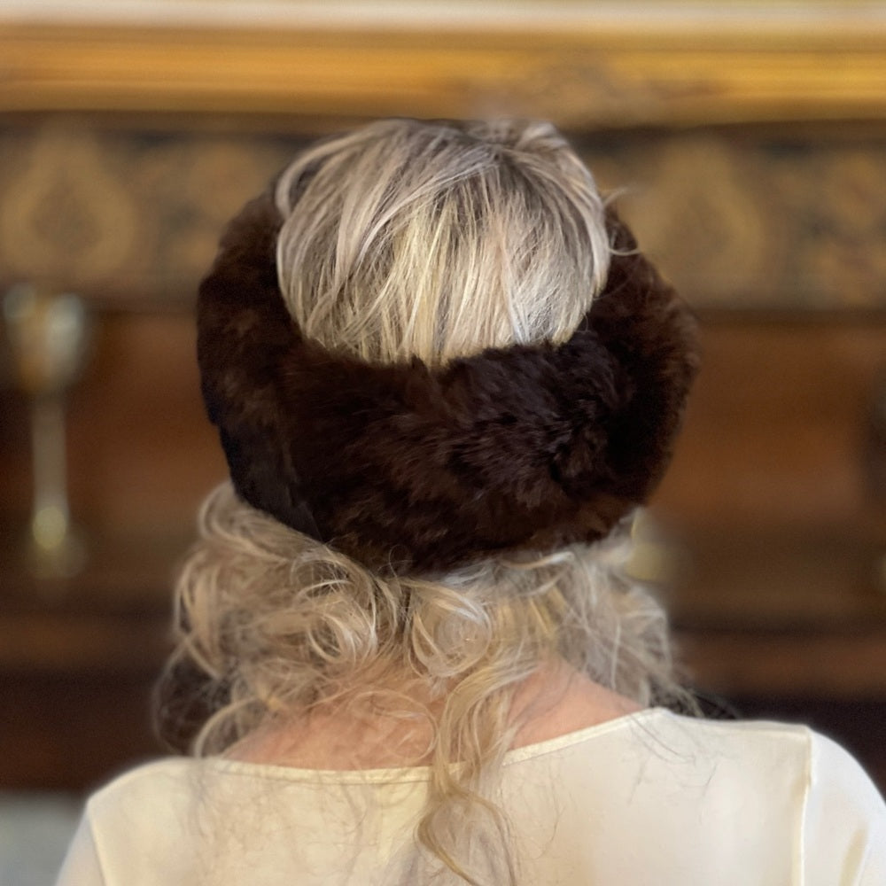 fur headband