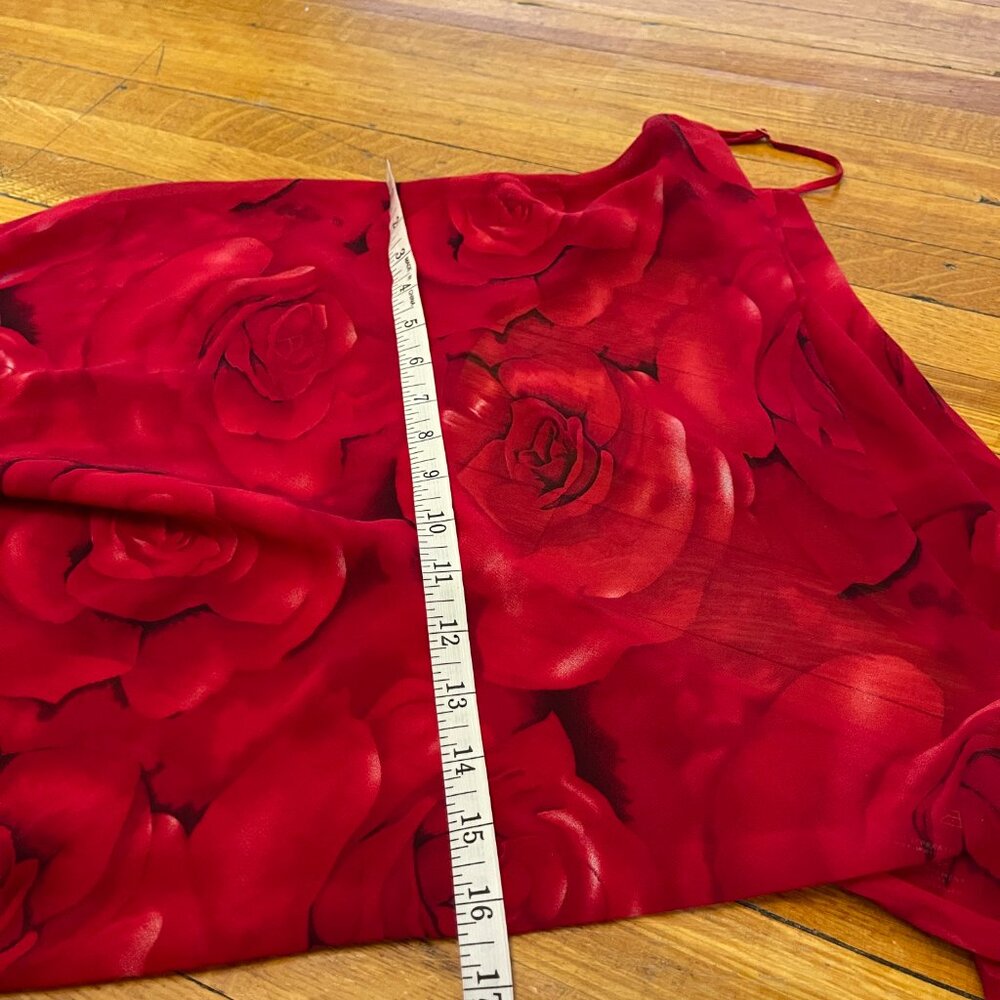 Red rose nightgown Large