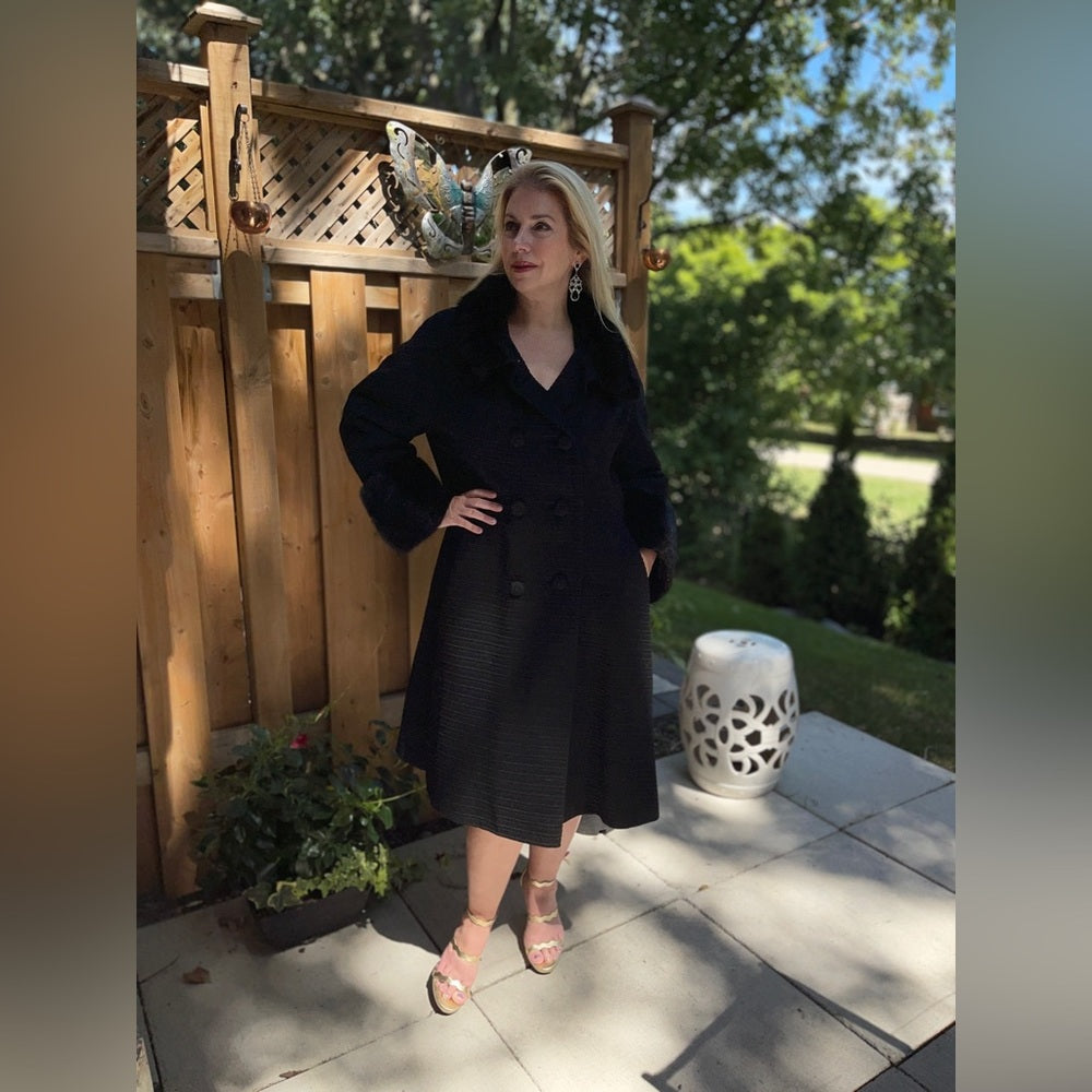 1960s dress coat L