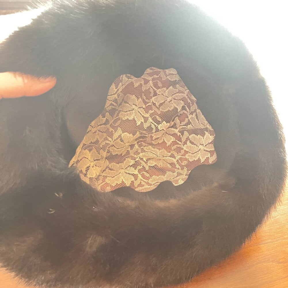 mink fur hat