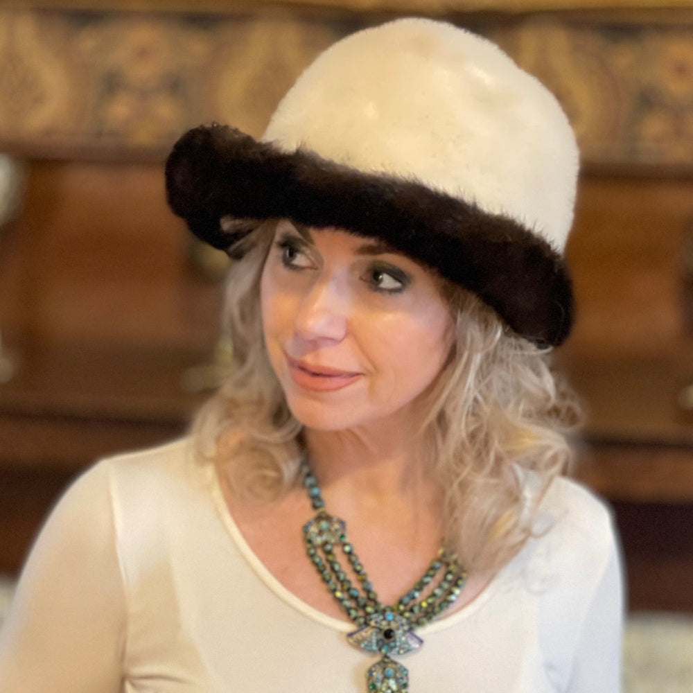 mink fur hat