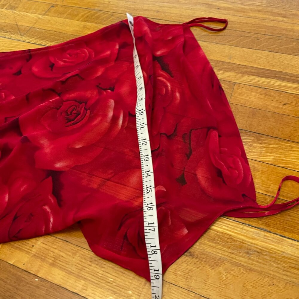 Red rose nightgown Large